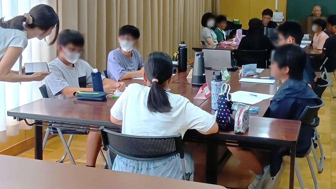 非認知能力検定実施の様子